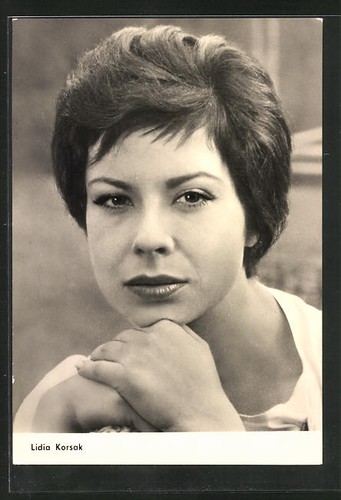 Cartolina attrice lidia korsak - cartolina,