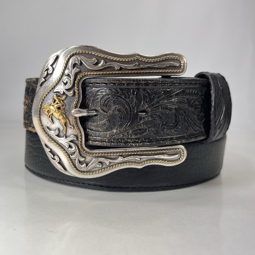 Cintura western nocona nera - western, in