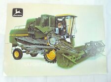 VECCHIO TRATTORE D'EPOCA FOTO JOHN DEERE BROCHURE MIETITREBBIA MACCHINA AGRICOLA