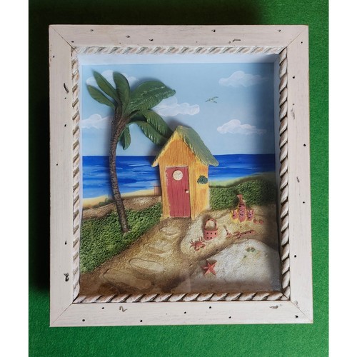 Capanna spiaggia costiera - , 3d