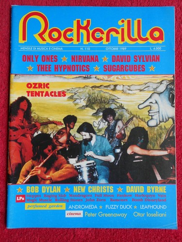Rivista rockerilla 110 1989 - rivista,