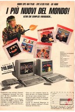 AMSTRAD CPC 6128 Plus GX4000 Pubblicità 1991 Italian Magazine Advertising 19x13
