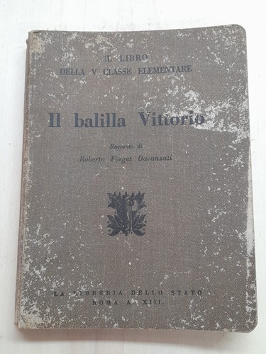 Libro fascista della - v, classe