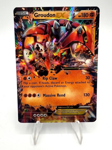 Carta pokemon groudon - carta, ex
