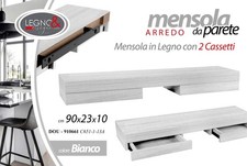 MENSOLA 2 CASSETTI DA PARETE