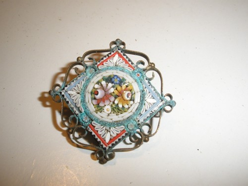 Spilla vintage micro - , mosaico