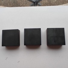 Trio piedoni smorzatori x componenti hifi grafite