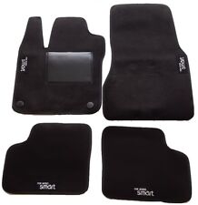 Tappetini auto in moquette su misura 4 loghi 2 fix per SMART FORFOUR FOR MODEL