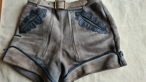 Alte kurze lederhose 1965 - alte,