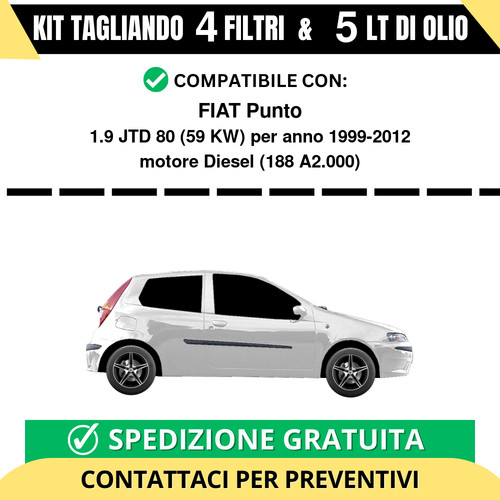 Tagliando per fiat punto - per,