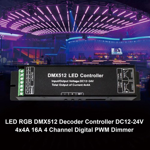 Led rgb dmx512 decoder - led,