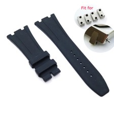 Cinturino in gomma nera 27 mm