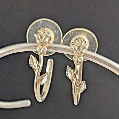 Orecchini vintage tono oro - orecchini,