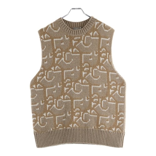 Maglione smanicato oversize