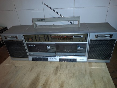 Radio boombox sony cfs w400 - boombox,