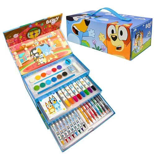 Bluey valigetta colori per - bluey,