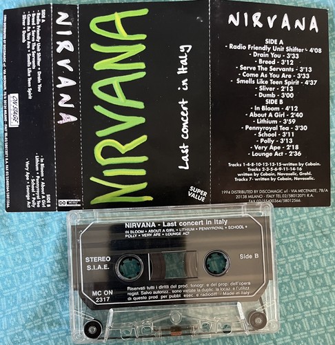Nirvana last concert italy - last,