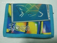 Portafoglio, porta carte  Seven chiusura con cerniera 14x10 cm. vintage