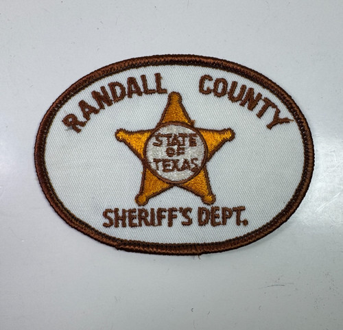 Patch randall county - county, sheriff