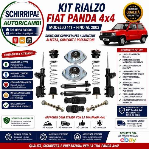 Kit rialzo fiat panda 4x4 - panda, 4x4(141)