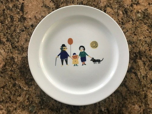 Piatto ritratto famiglia - famiglia, pazzo