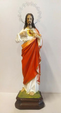 STATUA GESÙ SACRO CUORE CM 60