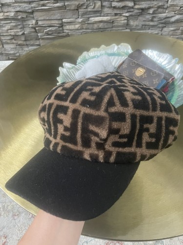 Fendi brown black - wool, hat