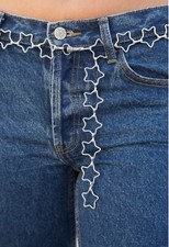 Cintura catena stella argento