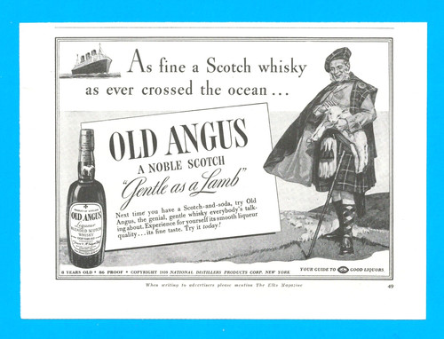Old angus scotch whisky - scotch,