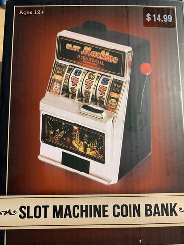 Slot machine coin bank - coin,