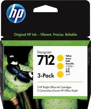 ORIGINAL HP Multipack giallo 3ED79A 712 ~1050 Seiten 87ml