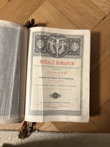 Messale romano 1909 rilegato - messale,