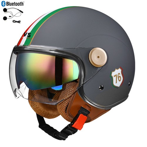 Casco moto bluetooth 4 - bluetooth, 3/4