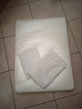 MATERASSO PER NEONATO 81x59x6cm compreso lenzuola sopra e sotto con angoli fatti