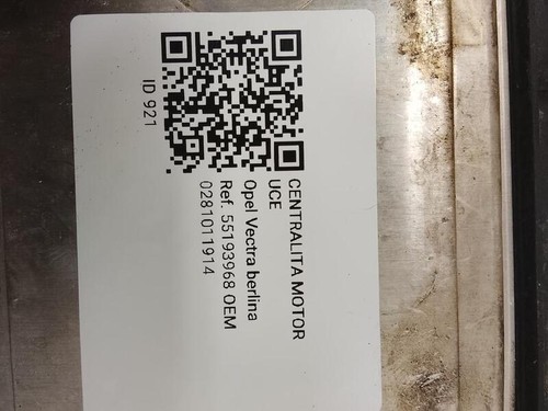 0281011914 centralina motore