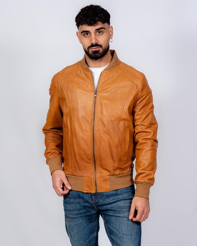Bomber pelle uomo - pelle,