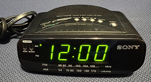 Radio sveglia led sony - sveglia, am/fm