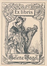 Exlibris Bookplate Klischee