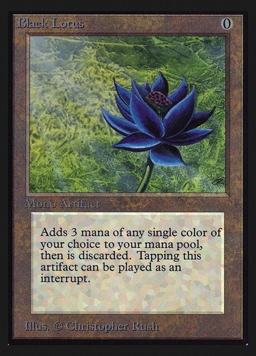 Black lotus edizione - lotus, da