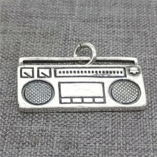 Sterling Silver Boombox Radio