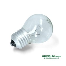 LAMPADA LAMPADINA SFERICA ATTACCO E27 25W 230V 300°C PER FORNO UNIVERSALE