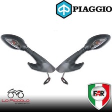 COPPIA 2 SPECCHIETTI DESTRO + SINISTRO FAR PIAGGIO X9 200 250 500 EVOLUTION 2004