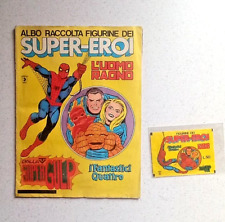 Album Figurine Uomo Ragno I fantastici Quattro Supergulp 1976 - Panini + bustina