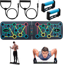 Tavola per Flessioni Multifunzione 17 in 1, Push up Board Pieghevole, Tavola Pus