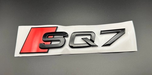 Audi sq7 scritta - emblema, nero