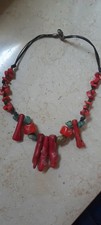 Collana corallo turchese - collana, e