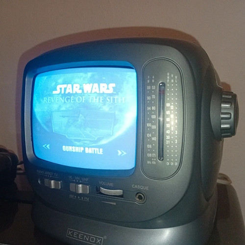 Mini cathodique noir - mini, tv