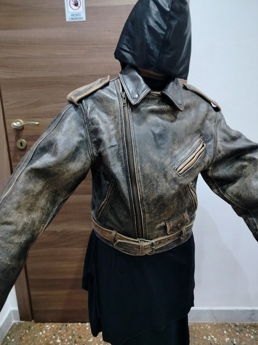 Giacca pelle vintage per - pelle,