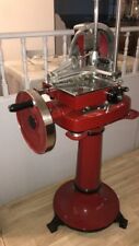 affettatrice Macchi brevetto Berkel manuale con piedistallo originale Berkel