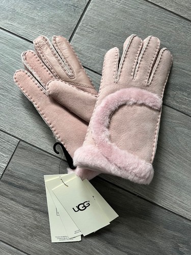 Guanti shearling ugg rosa - shearling,
